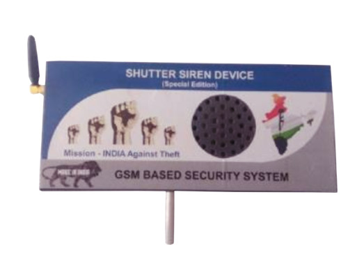 Shutter Siren GSM Alarm Security System India
